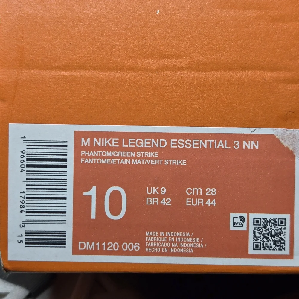 Nike Legend Essential 3 NN Phantom Green Strike Sneakers DM1120-006 Men's 10